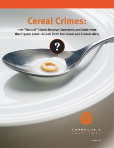 Cornucopia Institute Cereal Report